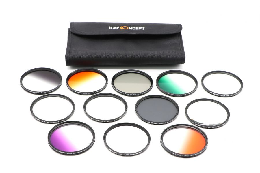Набор светофильтров K&F Concept в чехле 72mm 