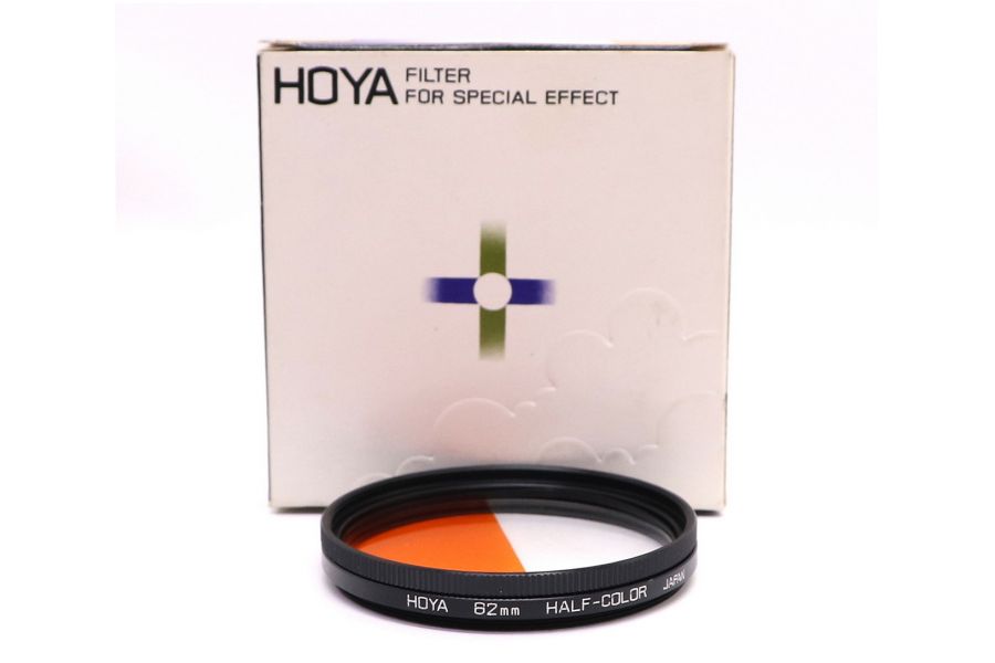 Светофильтр Hoya 62mm Half Color (Orange)