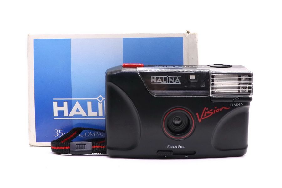 Halina 35mm Compact Camera в упаковке