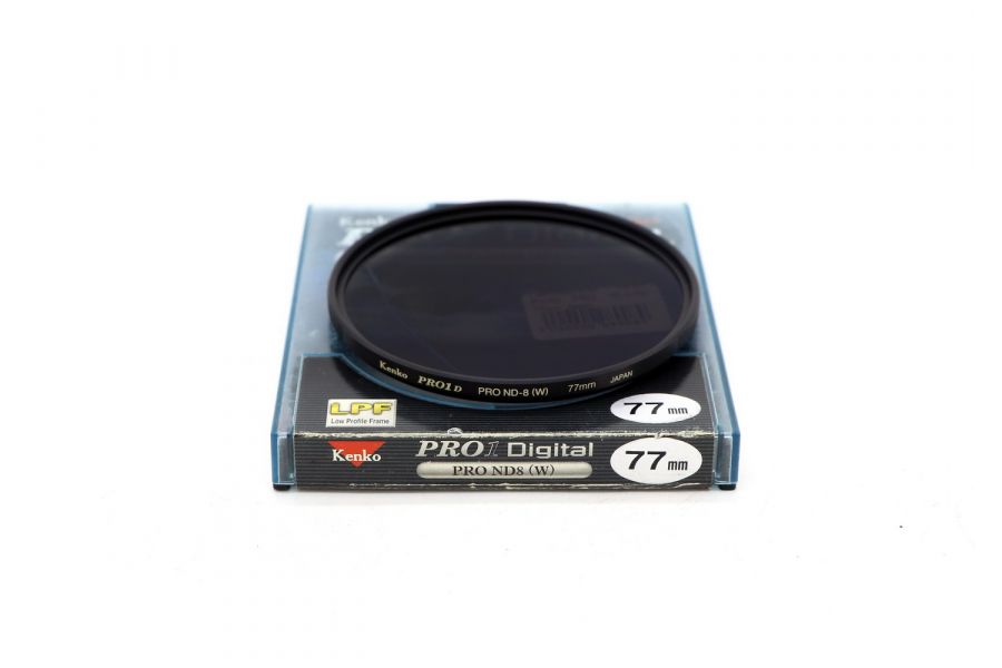 Светофильтр Kenko Pro1D PRO ND-8(W) 77mm Japan