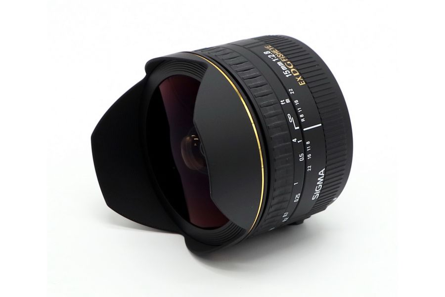 Sigma AF 15mm f/2.8 EX DG FISHEYE Canon EF в упаковке