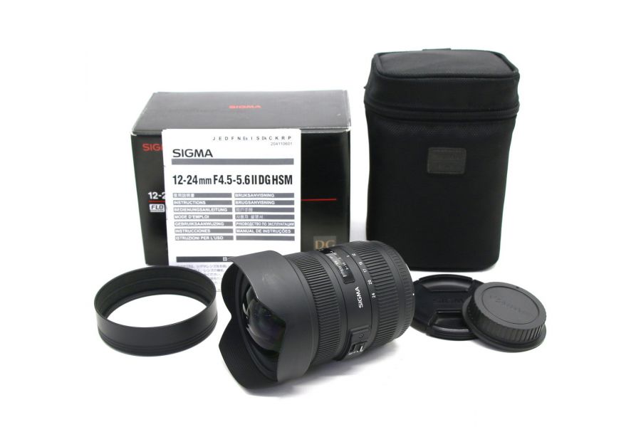 Sigma AF 12-24mm F4.5-5.6 II DG HSM Canon EF в упаковке
