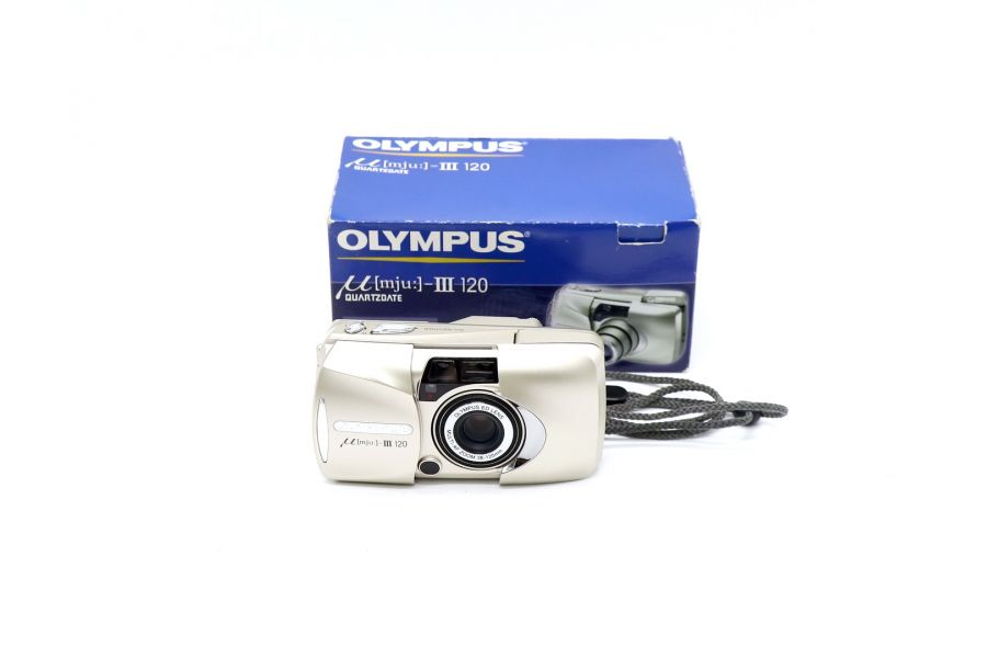Olympus mju III 120 Quartz Date в упаковке
