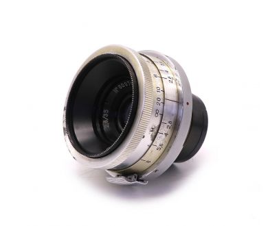 Юпитер-12 2.8/35 silver Contax RF/ Киев (СССР, 1960)