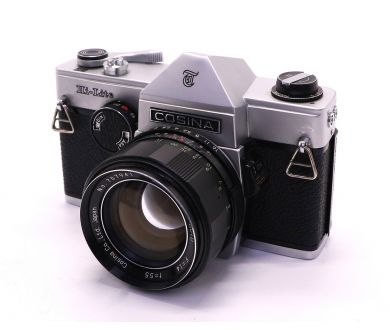 Купить Cosina Hi-Lite + Cosinon Auto 1.4/55mm Cosina Hi-Lite + Cosinon Auto 1.4/55mm