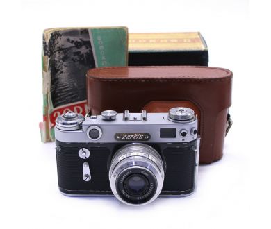 Фотокамера Зоркий 6 + Индустар-50 в упаковке (СССР)