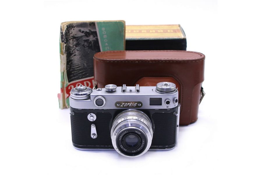 Фотокамера Зоркий 6 + Индустар-50 в упаковке (СССР)