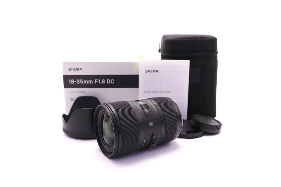 Sigma AF 18-35mm f/1.8 DC HSM Art Nikon F в упаковке