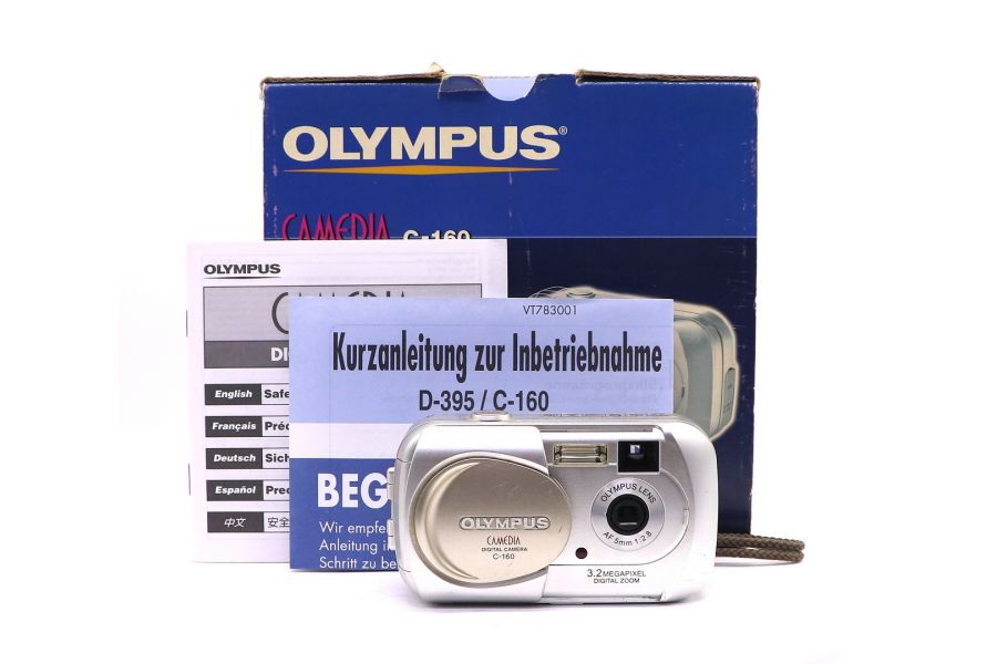 Olympus Camedia C-160 в упаковке