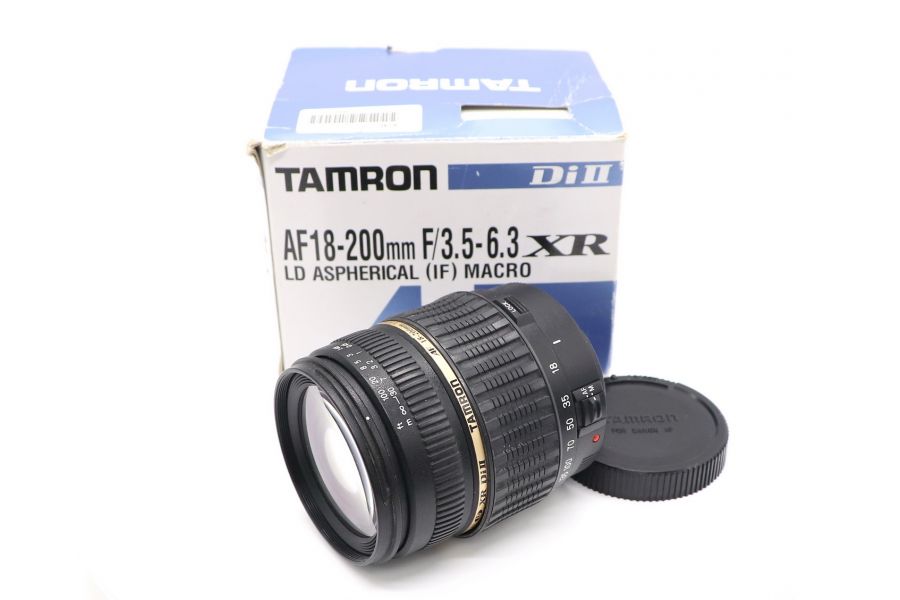 Tamron AF 18-200mm f/3.5-6.3 XR Di II LD Aspherical (IF) MACRO (A14) Canon EF-S box б/у (Japan)