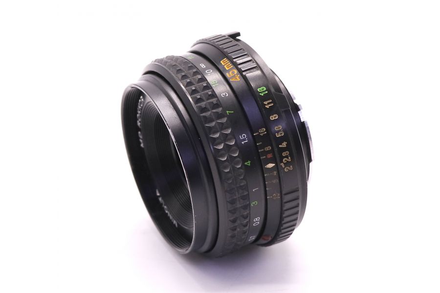 Объектив Minolta MD Rokkor 45mm f/2 (Japan, 1970)