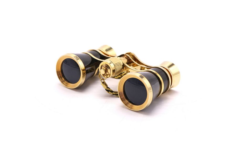 Бинокль театральный золотистый (СССР, 1987)