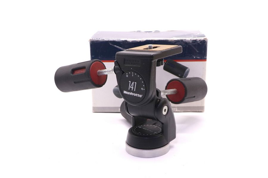 Штативная головка Manfrotto 141 в упаковке 