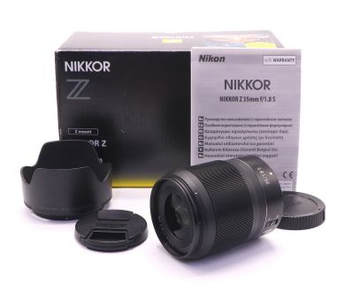 Nikon 35mm f/1.8 S Nikkor Z в упаковке