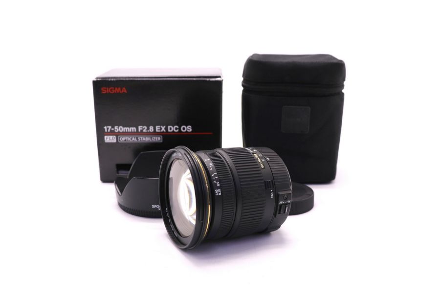 Sigma AF 17-50mm f/2.8 EX DC HSM Pentax K в упаковке