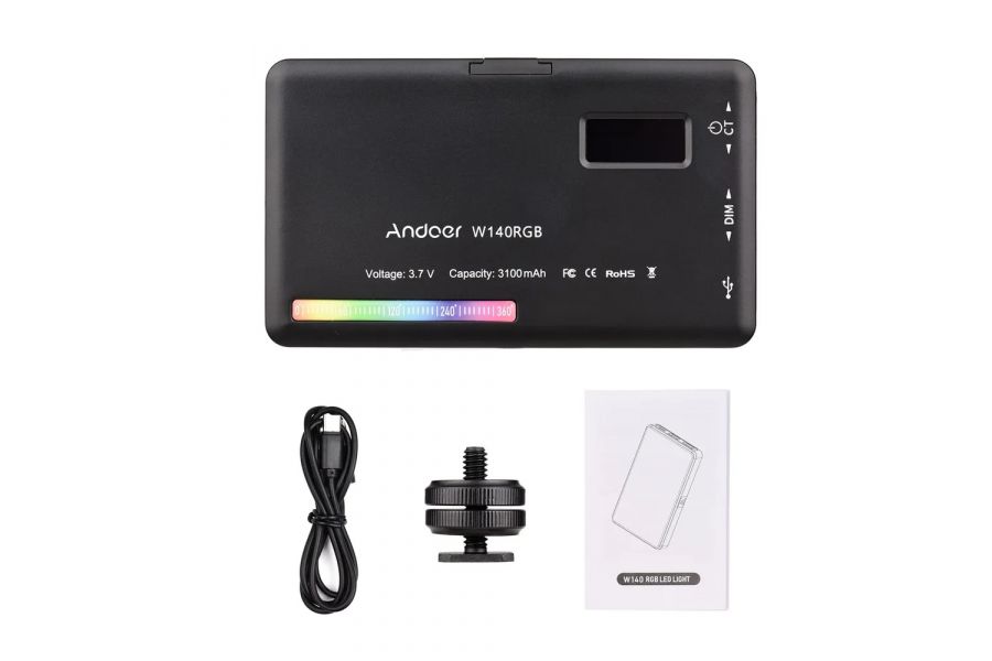 Осветитель Andoer W140 RGB