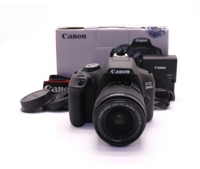 Canon EOS 2000D kit в упаковке (пробег 385 кадров)