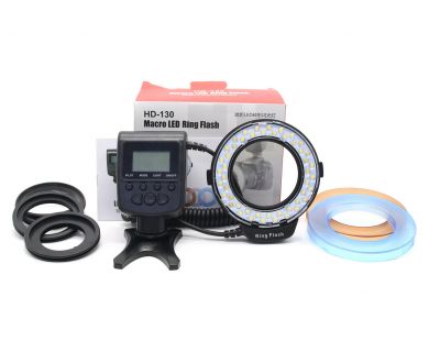 Кольцевая вспышка HD-130 в упаковке