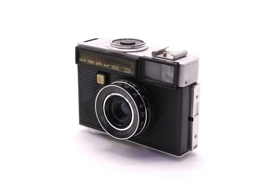 Чайка 3 + Индустар-69 полуформатный фотоаппарат