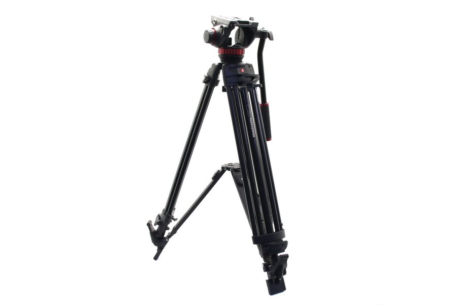 Штатив Manfrotto 546GB + голова Manfrotto MVH502A