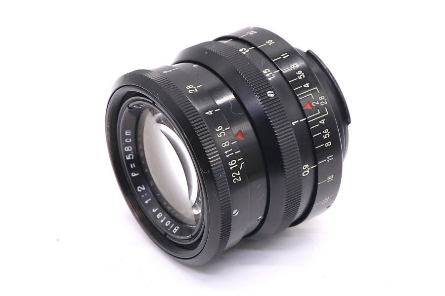 Biotar 2/58 T CZJ 17-ти лепестковый black Exakta