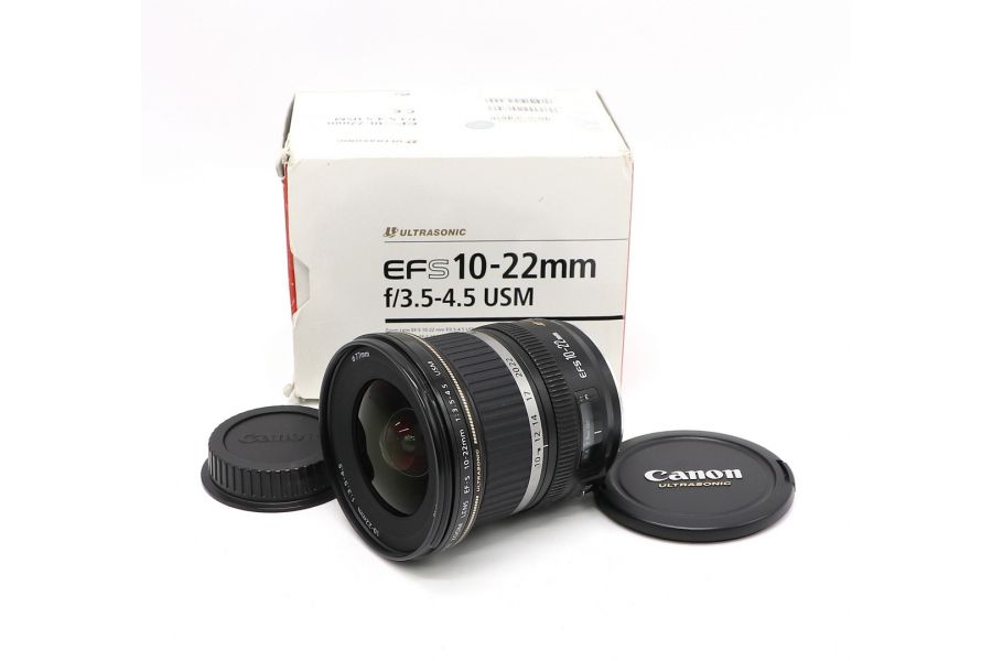 Canon EF-S 10-22mm f/3.5-4.5 USM в упаковке
