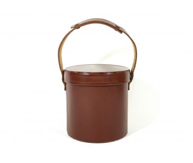 Тубус кожаный 11х11см