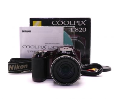 Купить Nikon Coolpix L820 purple в упаковке Nikon Coolpix L820 purple в упаковке
