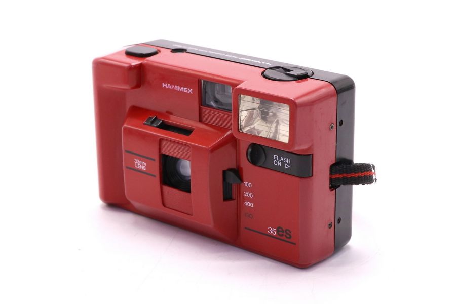 Hanimex 35es red плёночный фотоаппарат (Hong Kong)