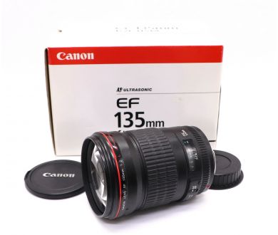 Canon EF 135mm f/2L USM в упаковке (Japan, 2000)
