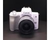 Canon EOS M50 kit белый (пробег 1310 кадров)