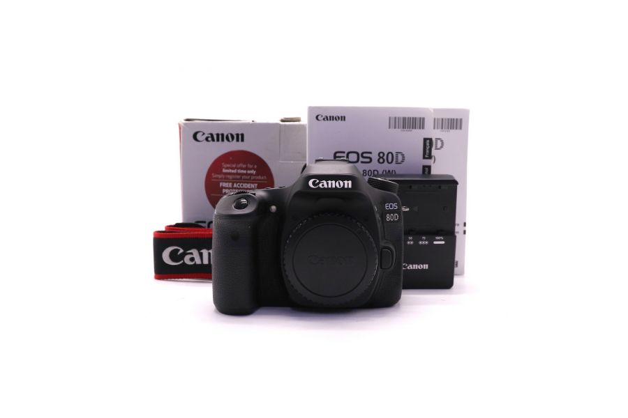Canon EOS 80D body в упаковке (пробег 14720 кадров)