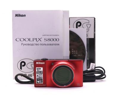 Купить Nikon Coolpix S8000 в упаковке Nikon Coolpix S8000 в упаковке