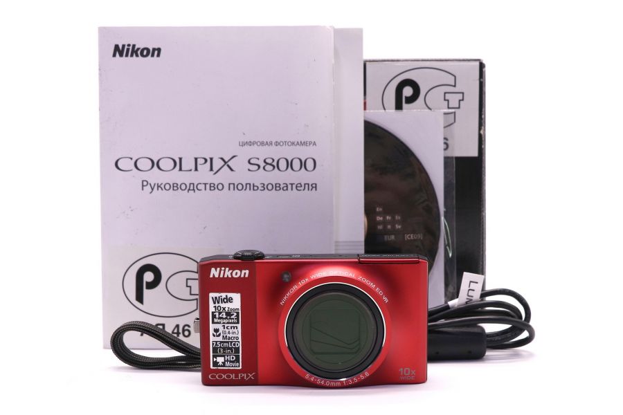 Nikon Coolpix S8000 в упаковке