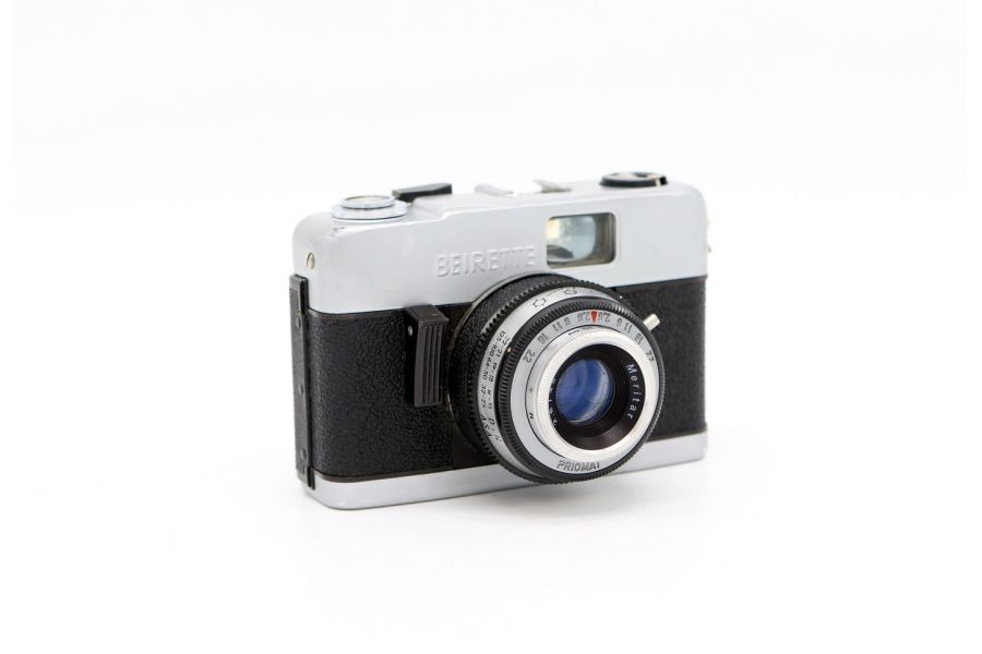 Beirette Priomat + Meritar 2,8/45 (Germany, 1987)