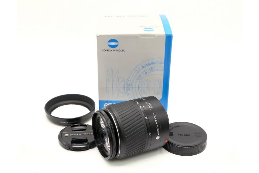 Minolta AF DT 18-70mm f/3.5-5.6 в упаковке