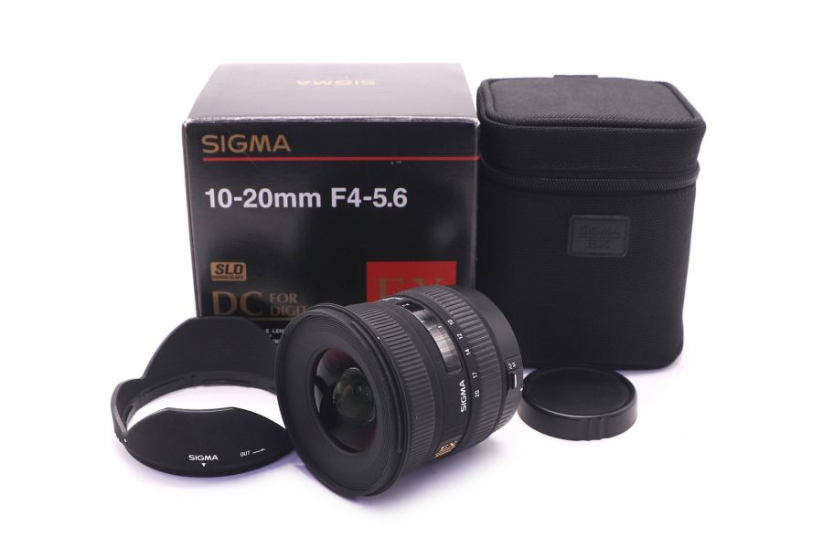 Sigma AF 10-20mm f/4-5.6 EX DC HSM Canon EF-S в упаковке
