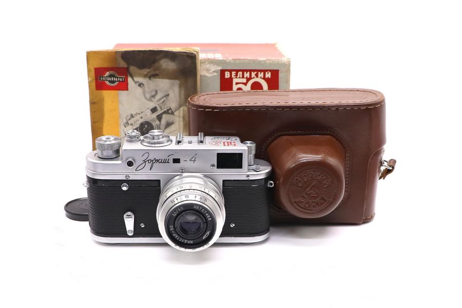 Зоркий 4 50 лет Советской Власти в упаковке