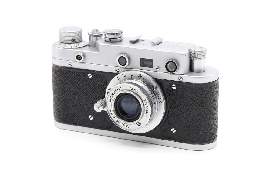 Зоркий С + Индустар-50 со съемной задней крышкой (СССР, 1957)