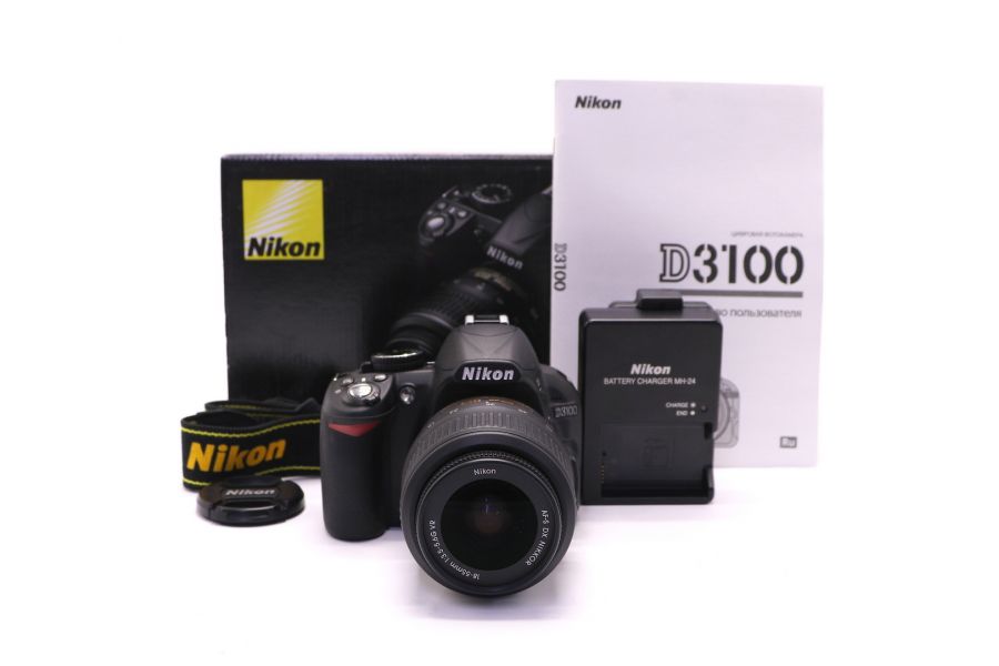 Nikon D3100 kit в упаковке (пробег 430 кадров)