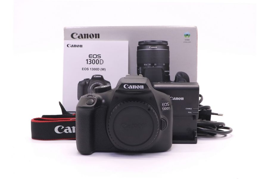 Canon EOS 1300D body в упаковке (пробег 425 кадров)