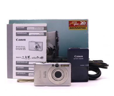 Canon IXUS 55 в упаковке
