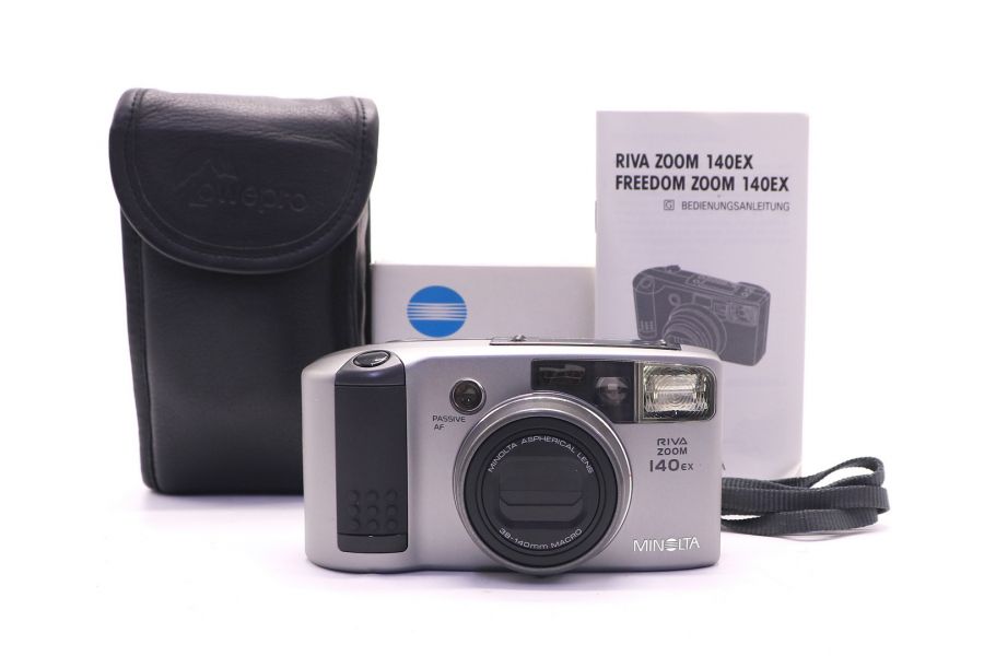 Minolta Riva Zoom 140EX в упаковке 