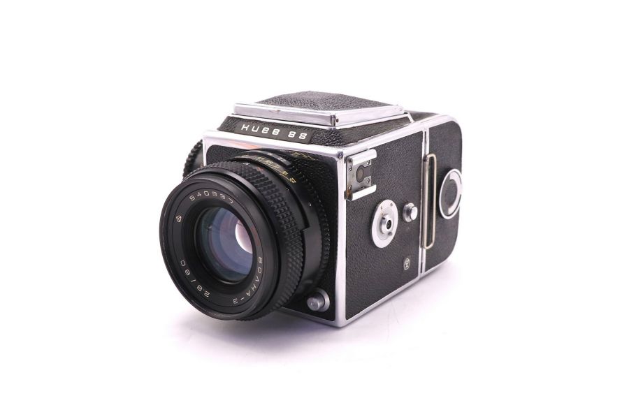 Советский фотоаппарат Киев 88 + Волна-3 МС 2,8/80 