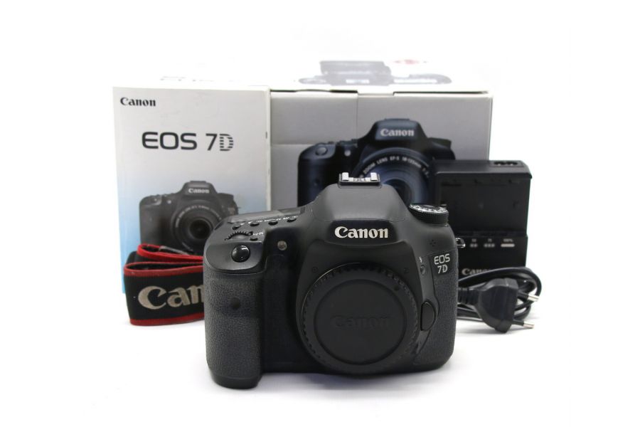Canon EOS 7D body в упаковке (пробег 133085 кадров)