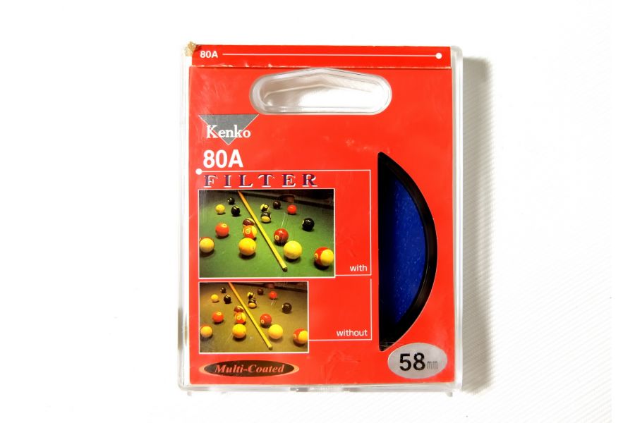 Светофильтр Kenko Filter 80A 58mm Japan