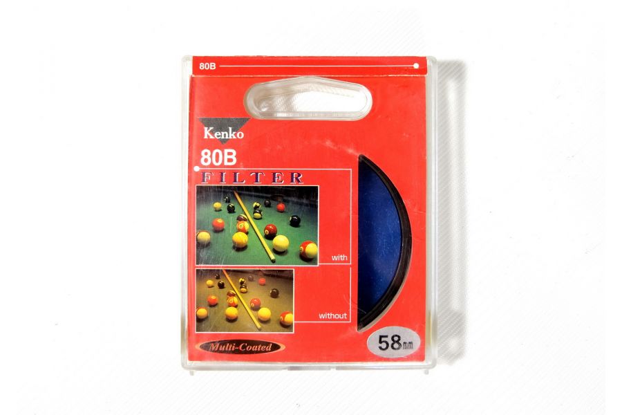 Светофильтр Kenko Filter 80B 58mm Japan