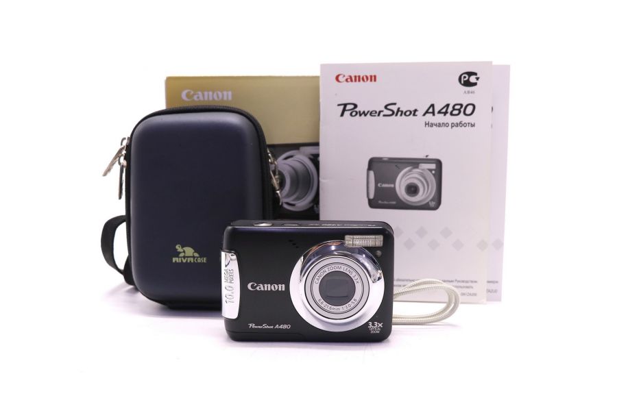Canon PowerShot A480 компактный в упаковке (2010)