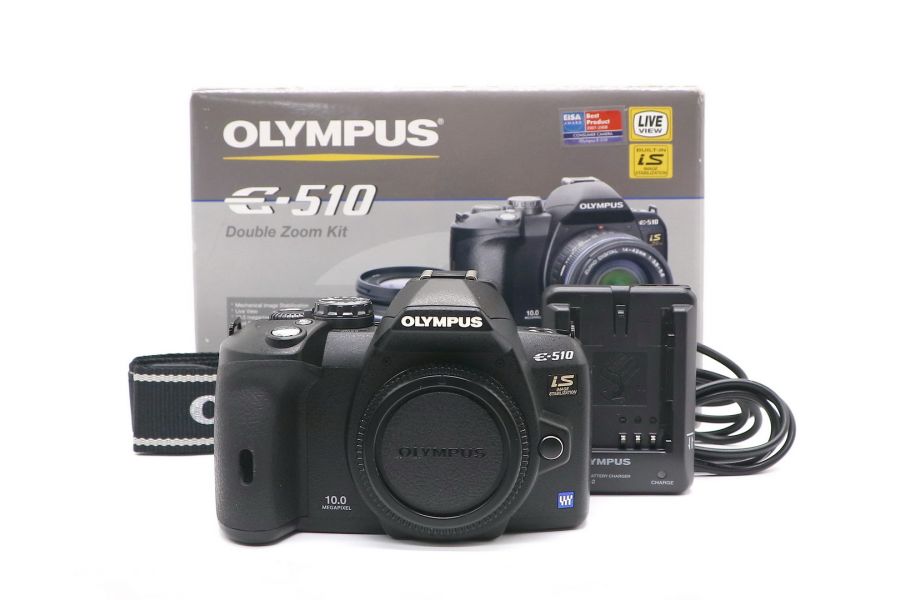 Olympus E-510 body в упаковке (пробег 12960 кадров)