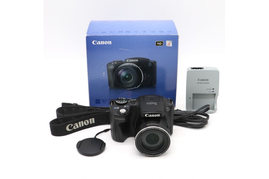 Canon PowerShot SX500 IS в упаковке